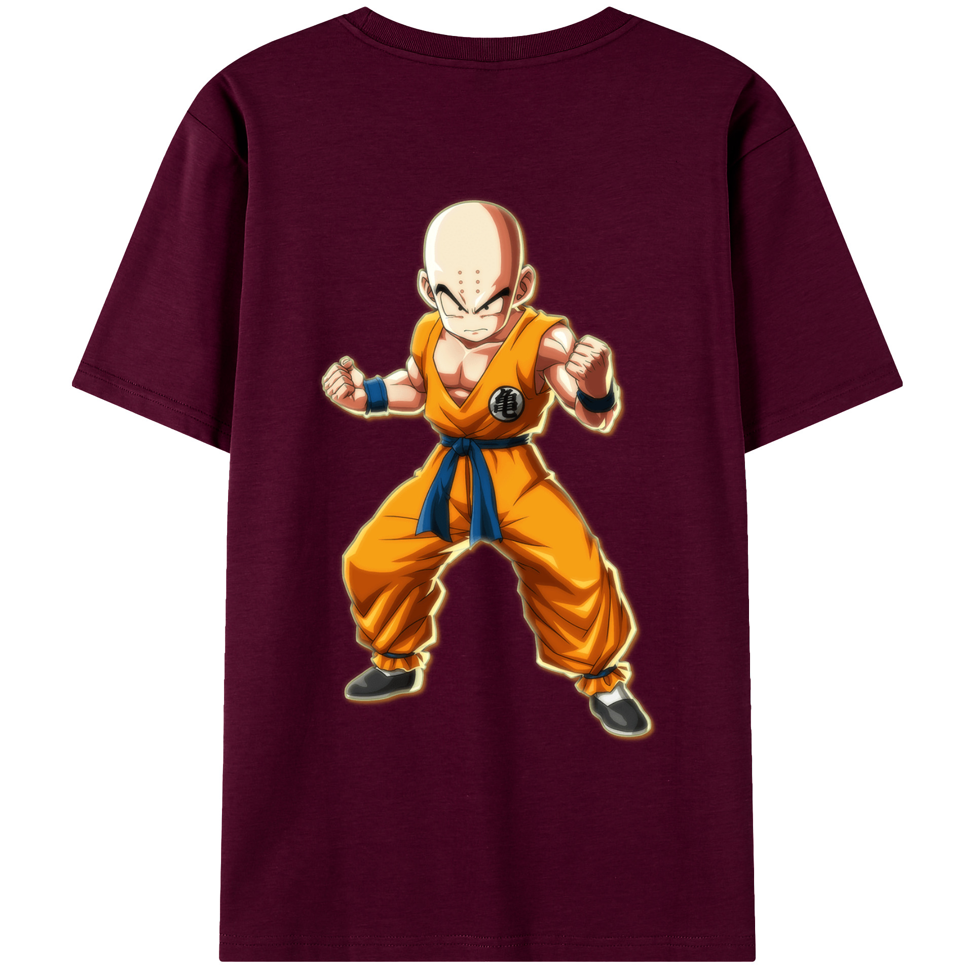 （画像用） ドラゴンボール クリリン DRAGON BALL krillin レディース半袖Tシャツ(バックプリント)